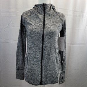Athleta Heather BAJA UPF Charcoal Gray Zip Jacket US Size XXS NWT
